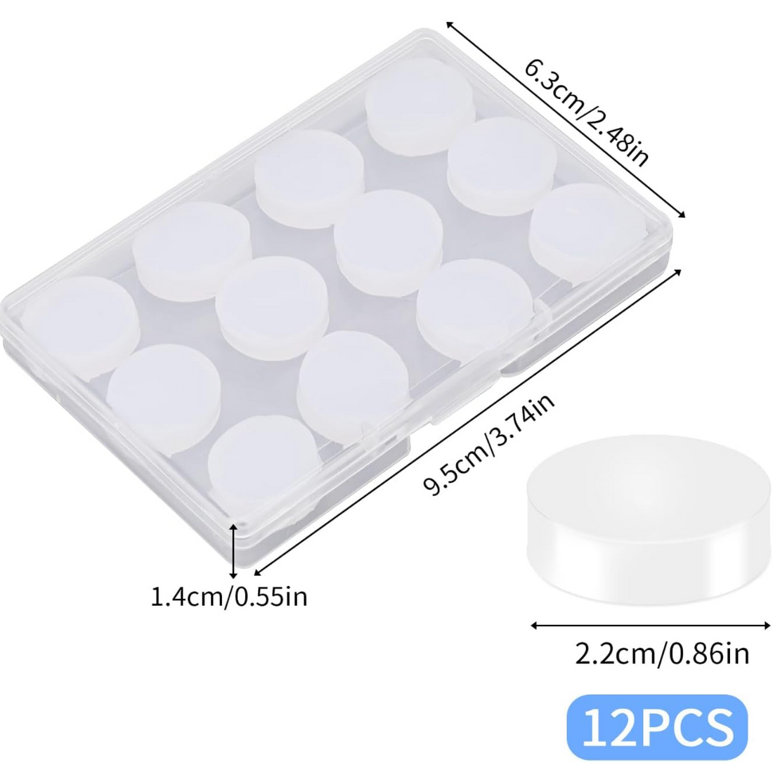 EGGZ SILICONE SOFT- Mouldable Silicone Earplugs (x3 Packs) FAMILY PACK