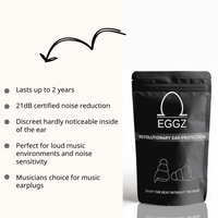 EGGZ Discreet Earplugs - For Music