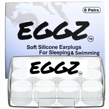 EGGZ SILICONE SOFT- Mouldable Silicone Earplugs (x3 Packs) FAMILY PACK